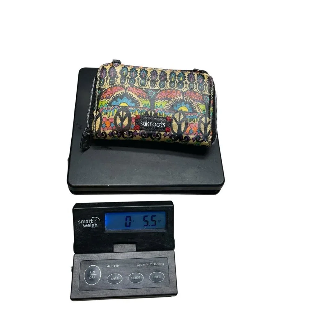 Sakroots Wallet Clutch Boho Abstract Design Multicolor 7x4 Multi pocket